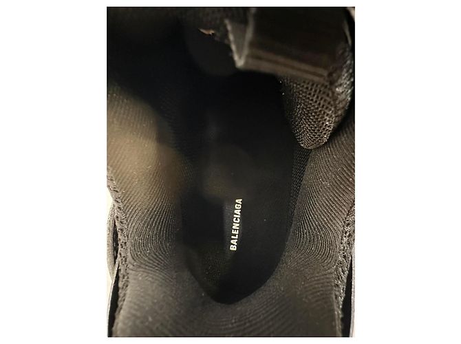 Baskets Track Balenciaga en polyuréthane noir - vue 11