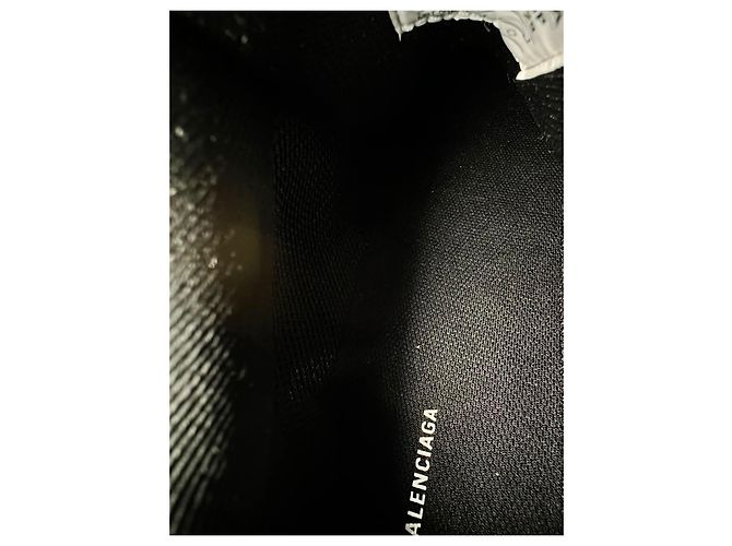 Baskets Track Balenciaga en polyuréthane noir - vue 12