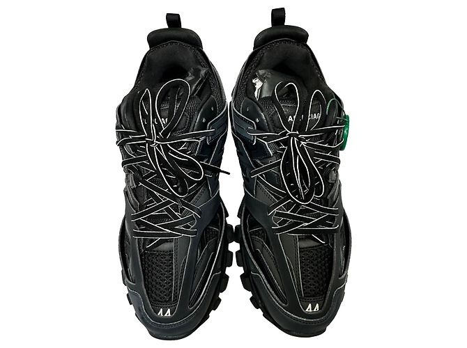 Baskets Track Balenciaga en polyuréthane noir - vue 6