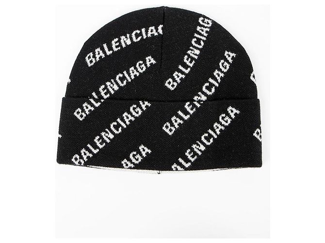 Balenciaga Berretto con logo allover - vista 2