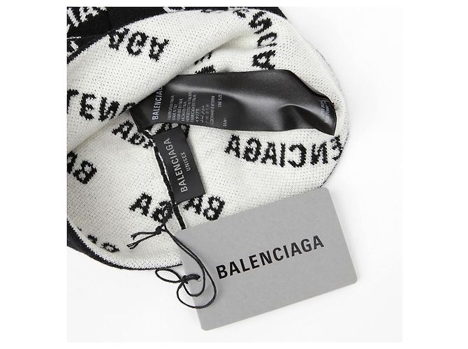 Balenciaga Berretto con logo allover - vista 4
