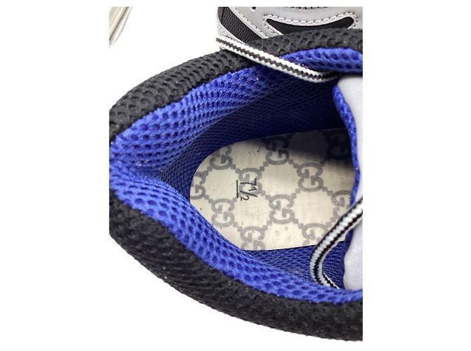 Sneakers Flashtrek Gucci in pelle multicolore Nero - vista 9