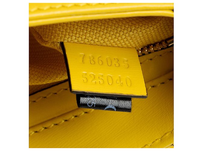 Borsa a tracolla GG Canvas Moon di Gucci Giallo - vista 6