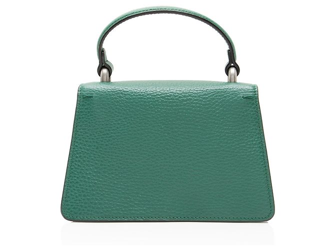 Mini borsa a mano Dionysus in pelle e cristalli Gucci Verde - vista 3
