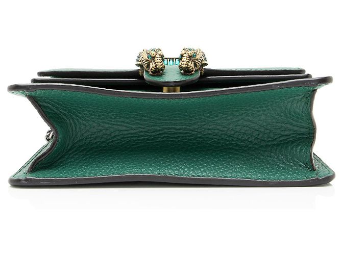 Mini borsa a mano Dionysus in pelle e cristalli Gucci Verde - vista 4