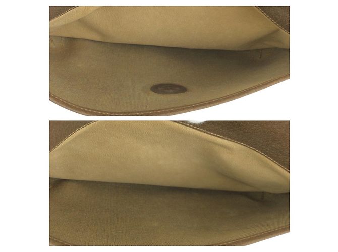 Borsa a Spalla Gucci GG Supreme Canvas Marrone Beige - vista 9
