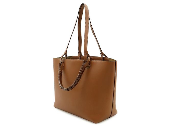 Loewe Anagram Small Leather Tote Bag Braun - Ansicht 2