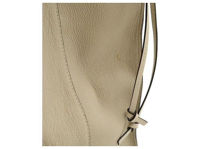 Loewe Leather Cushion Medium Anagram Tragetasche Braun Beige - Ansicht 9