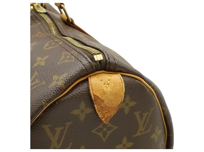 Borsa da viaggio Louis Vuitton Monogram Keepall 45 Marrone - vista 7
