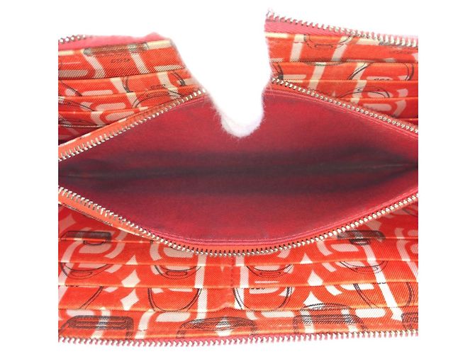 Hermès Portafoglio Hermes Azap Long Silk'in Pink Rosa - vista 9