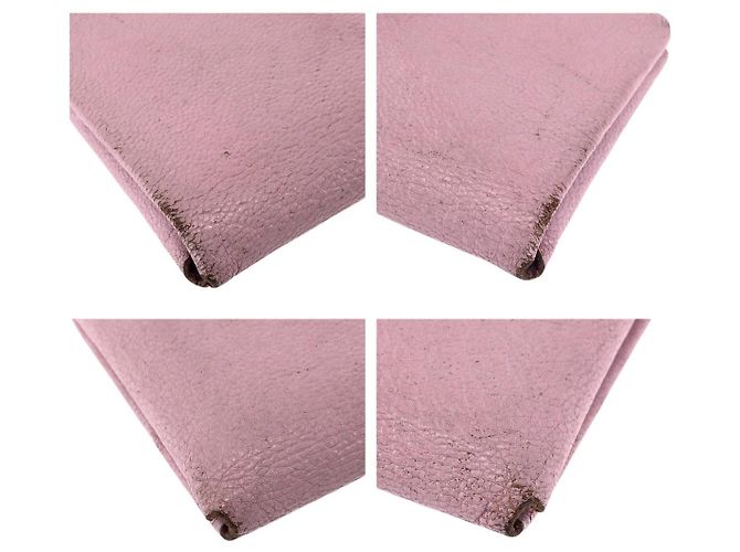Hermès Tarjetero duo Chevre Calvi Hermes Rosa - vista 4