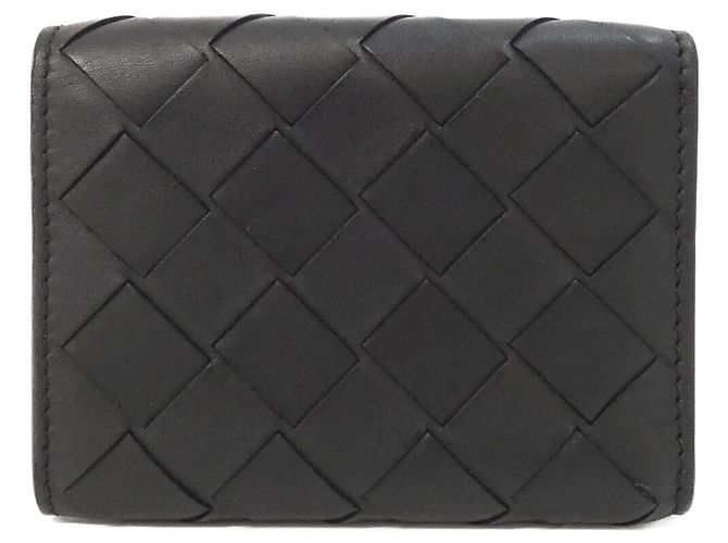 Portafoglio in pelle di vitello Bottega Veneta Nero - vista 2