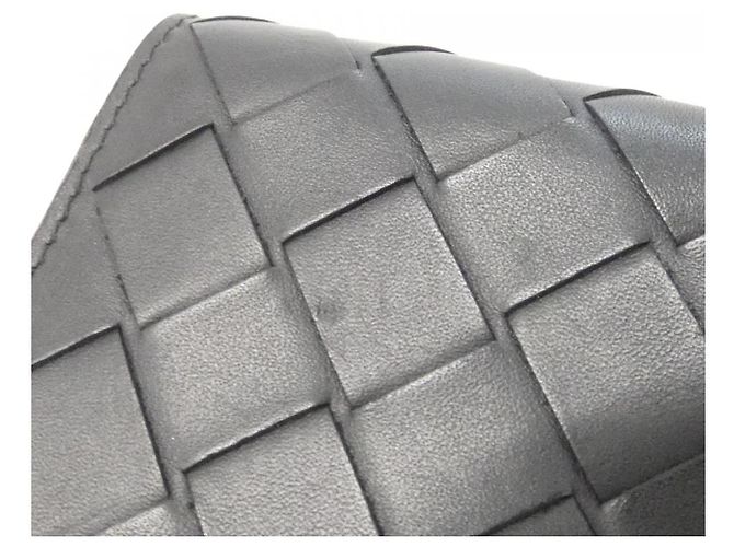 Portafoglio in pelle di vitello Bottega Veneta Nero - vista 4