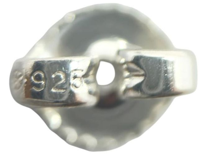Pendientes Chanel Clover Silver Plata Metálico - vista 6