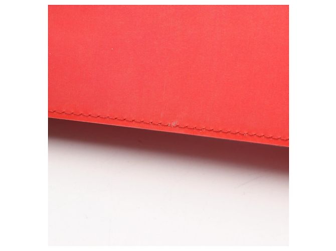 Borsa a tracolla in tessuto Chanel Coco Mark Rosso - vista 8