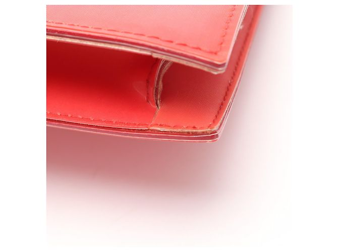 Borsa a tracolla in tessuto Chanel Coco Mark Rosso - vista 9