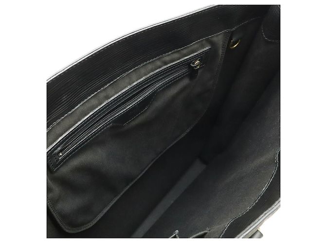 Borsa Tote Epi Louis Vuitton Nero - vista 5