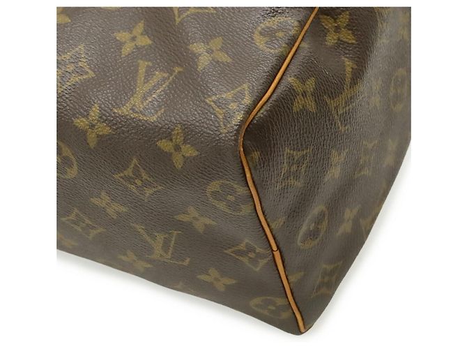 Speedy Borsa a mano Louis Vuitton Monogram Marrone - vista 3