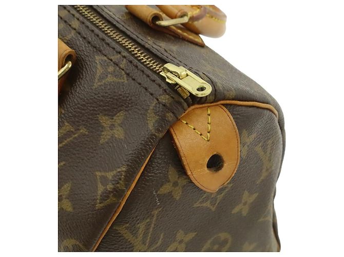Speedy Borsa a mano Louis Vuitton Monogram Marrone - vista 5