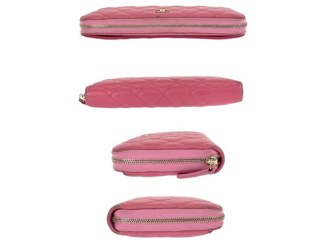 Chanel Caviar Skin Long Wallet Pink - view 10