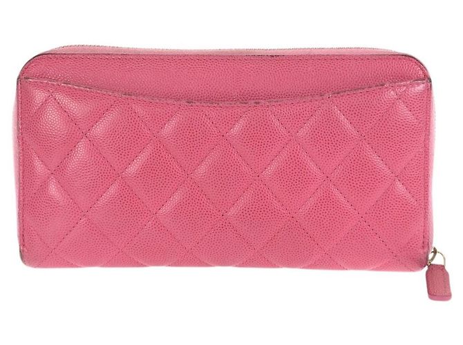 Chanel Caviar Skin Long Wallet Pink - view 2