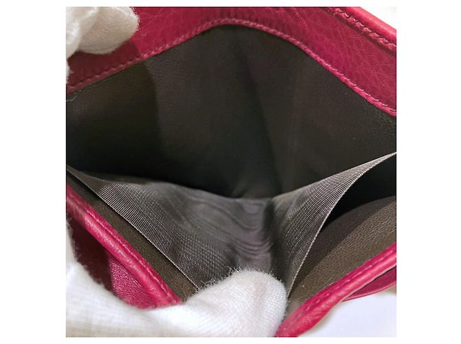 Bamboo Carteira trifold de couro com detalhe em bambu Gucci Marrom - vista 6