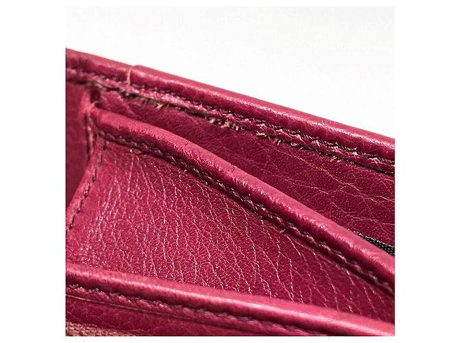 Bamboo Carteira trifold de couro com detalhe em bambu Gucci Marrom - vista 8