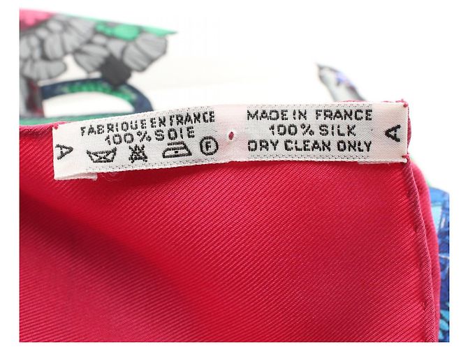 Hermès Pañuelo de seda Hermes Carre90 Pasementerie Rosa - vista 3