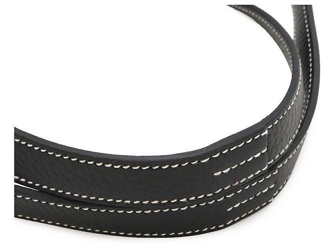 Hermès Borsa Tote Hermes Elier 31 in pelle nera Nero - vista 4