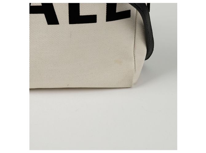 Balenciaga Borsa tote a spalla in tela con logo - vista 3