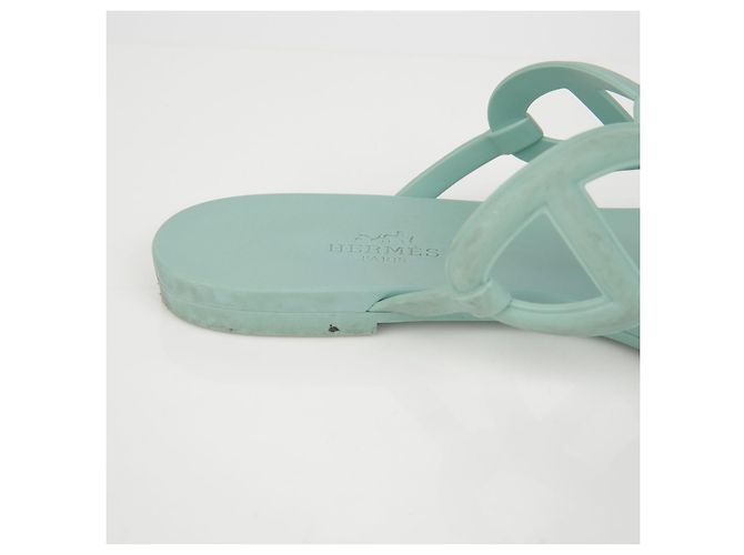 Sandali Hermès Egerie Verde Menta - vista 10