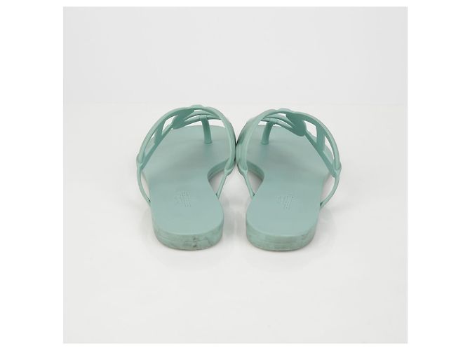 Sandali Hermès Egerie Verde Menta - vista 8