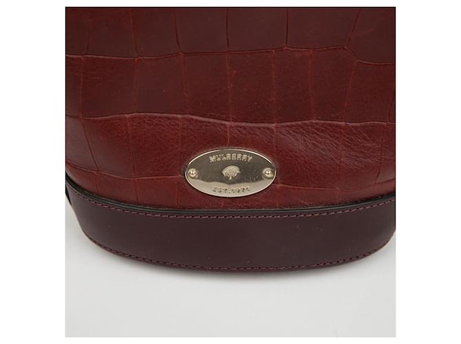 Mulberry Borsa a tracolla a secchiello Jamie Rosso - vista 3
