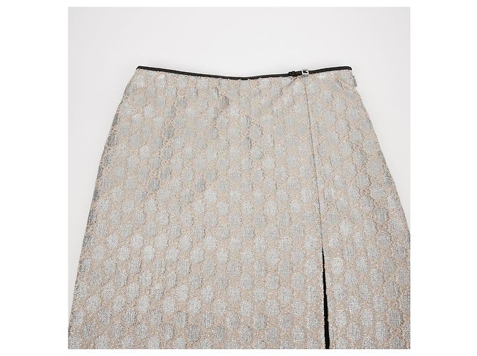 Gucci Falda larga con abertura Gg - vista 3