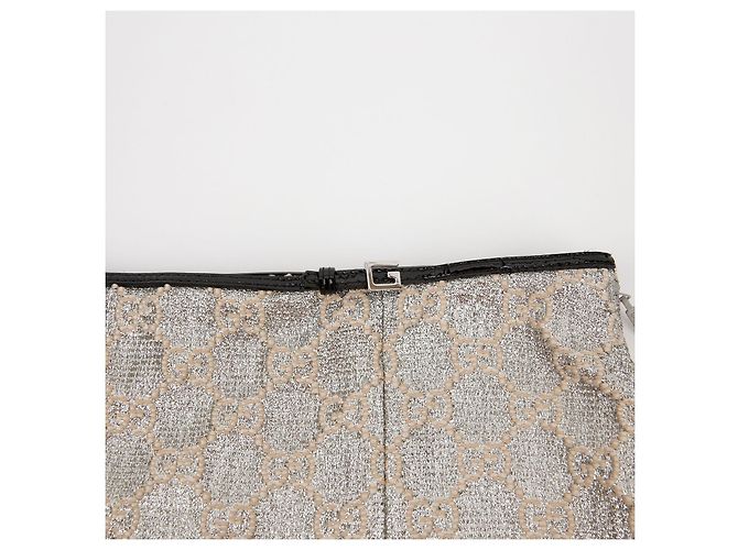Gucci Falda larga con abertura Gg - vista 4