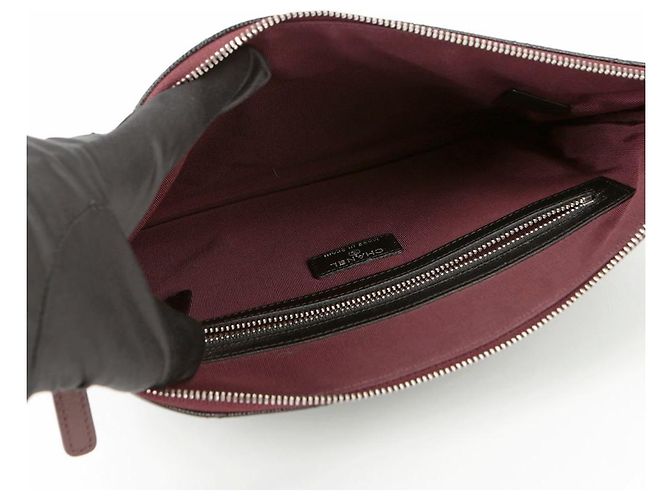 Chanel Clutch Classic New Medium in Caviar Nero - vista 10