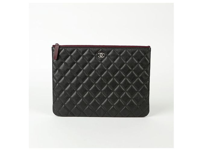 Chanel Clutch Classic New Medium in Caviar Nero - vista 2