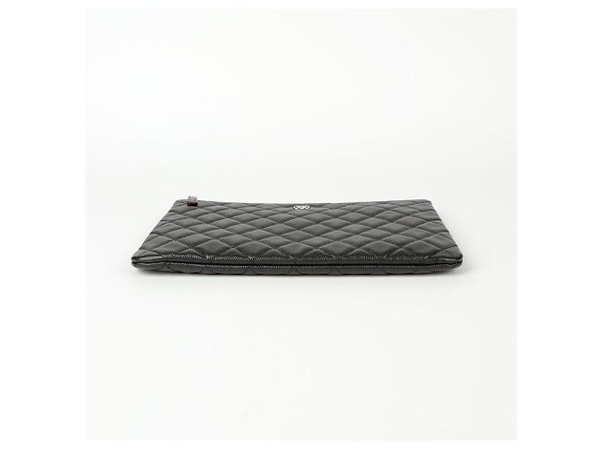 Chanel Clutch Classic New Medium in Caviar Nero - vista 6