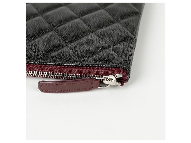 Chanel Clutch Classic New Medium in Caviar Nero - vista 7