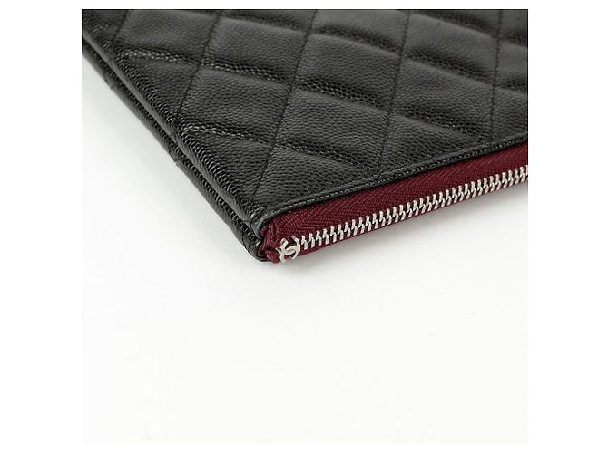 Chanel Clutch Classic New Medium in Caviar Nero - vista 8