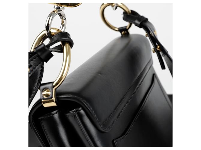 Chloé Borsa Tote a Doppia Tracolla Nero - vista 4