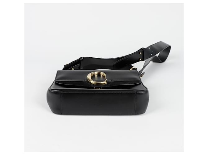 Chloé Borsa Tote a Doppia Tracolla Nero - vista 7