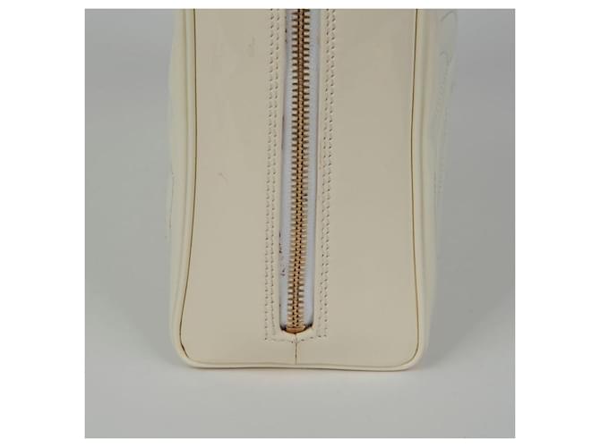 Chanel Borsa Bowling con logo Triple Cc Bianco - vista 10