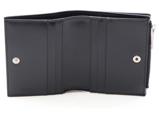 Céline CELINE Portafoglio Compatto in Pelle Nero - vista 3