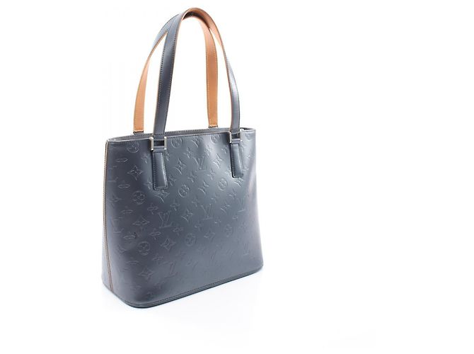 Bolso Louis Vuitton Stockton Monogram Mat Azul - vista 2