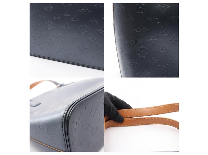 Bolso Louis Vuitton Stockton Monogram Mat Azul - vista 9