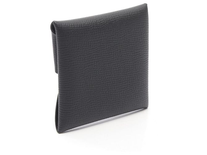 Monedero Bastia Epsom Hermès Negro - vista 2
