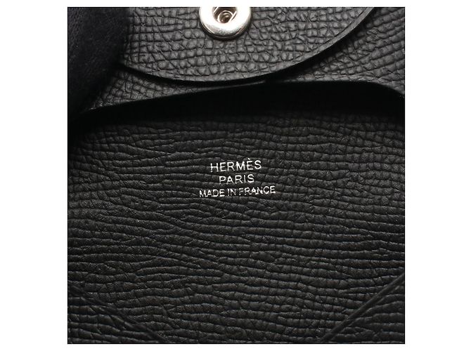 Monedero Bastia Epsom Hermès Negro - vista 5