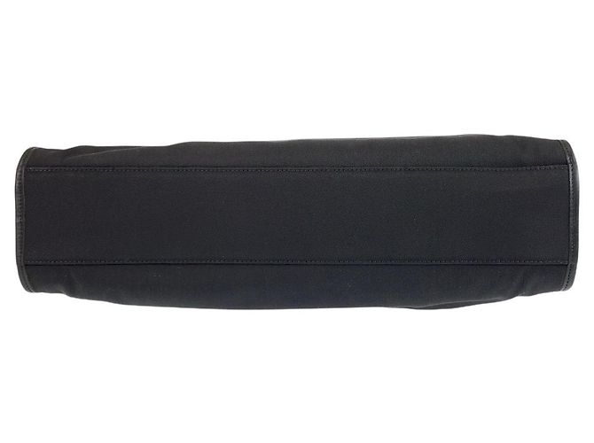 Valigetta in nylon e pelle Gucci Nero - vista 9