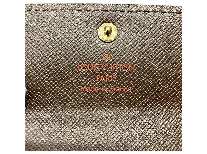Monedero Louis Vuitton Damier Ebene Castaño - vista 4